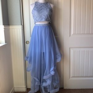 Jodi Kristopher Two Pieces Tulle Dress